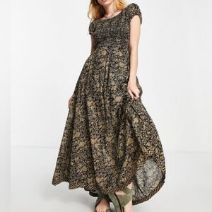 🌸 NWT Free People Ultraviolet Maxi Dress size XS